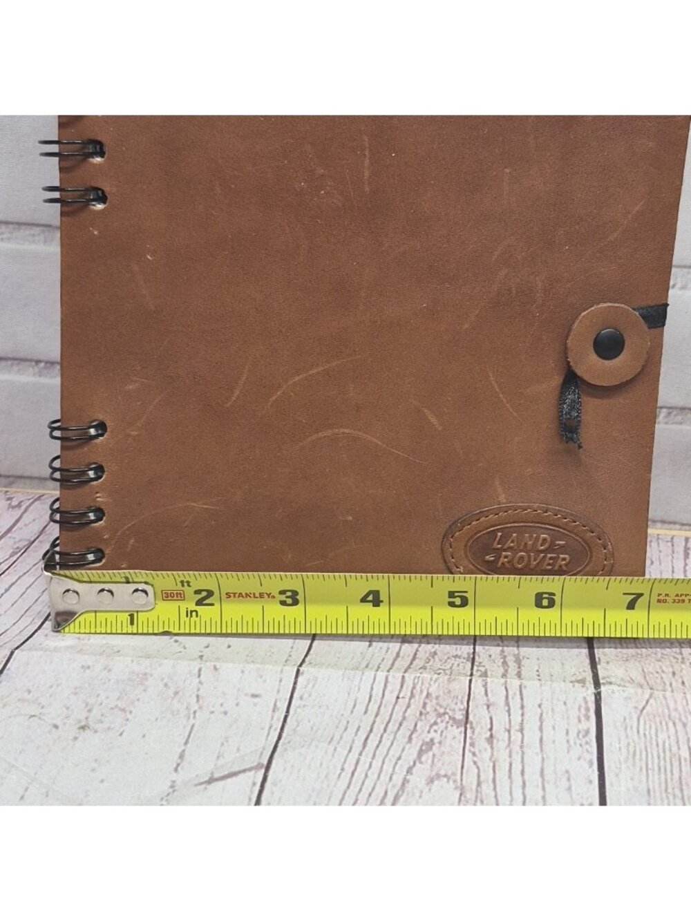 Land Rover Logo Leather Paper Blank Notebook-by Mulholland Brothers~Photo Mounts - Picture 8 of 9